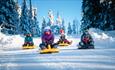 Tobogganing in Kanthaugen Lillehammer