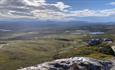 View from Dørdalsknappen, a mountain top not far from Fagerhøy