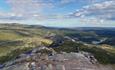 View from Dørdalsknappen, a mountain top not far from Fagerhøy