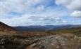 View towards the mountains in Espedalen