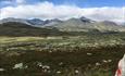 View of the Rondane mountains