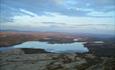 Blick auf dem Flaksjøen Bergsee