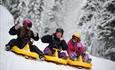 Tobogganing in Kanthaugen Lillehammer