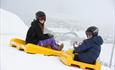 Tobogganing in Kanthaugen Lillehammer