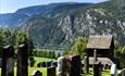 The cemetery at Ringebu Stave Church