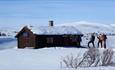 Langsua Nasjonalpark - cabin winter