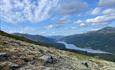 Beatiful view towards Espedalen lake