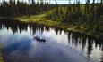 Canoeing in Åstdalen