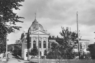 Kulturhuset banken, seen towards Bankgata