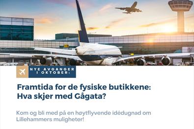 Lillehammer lufthavn banner