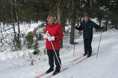 På skitur i Espedalen