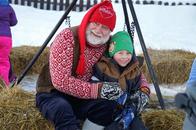 Nissefar på Barnas Gård Hunderfossen