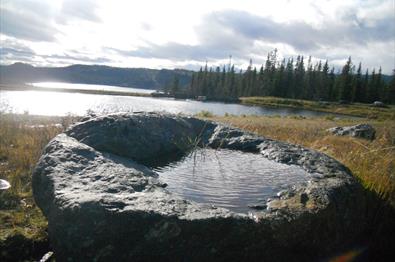 Bicycle ride around lake Dokkfløyvatnet in Gausdal Vestfjell (30 km)