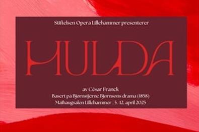 Plakat til operaen Hulda