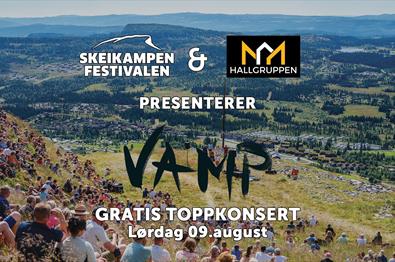 Gratis Toppkonsert med VAMP |  Skeikampenfestivalen