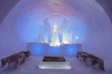 Hunderfossen Icecathedral