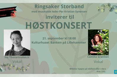 Ringsaker storband med Iva Torarinsdottir og Camilla Granlien i Kulturhuset Banken