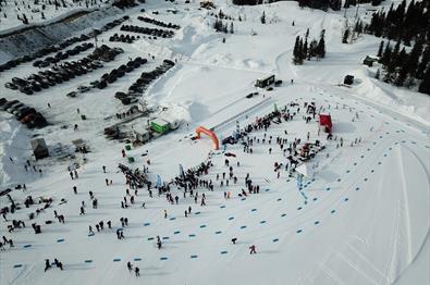 Stadionparkering på Skeikampen