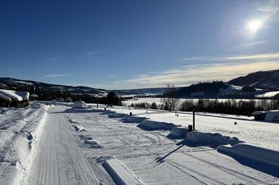 Vinter ved Lillehammer Turistsenter