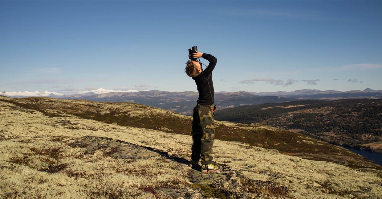 Hiking at Gålå