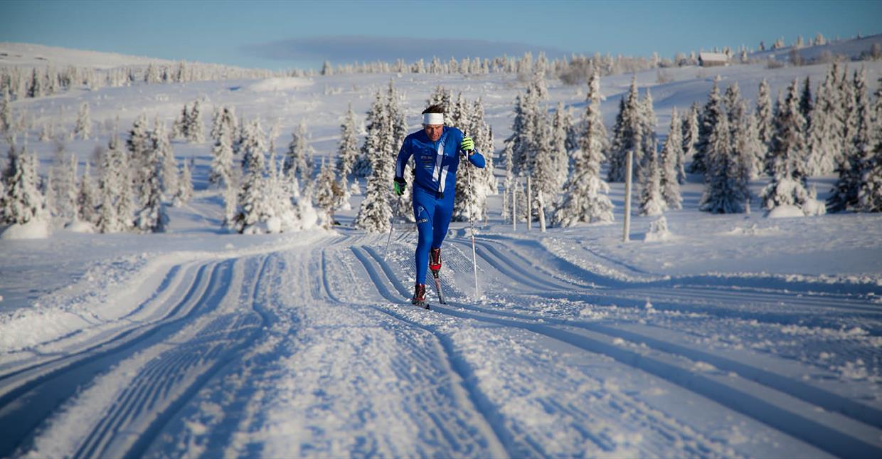 Cross-country skier Erling Jevne at Hafjell