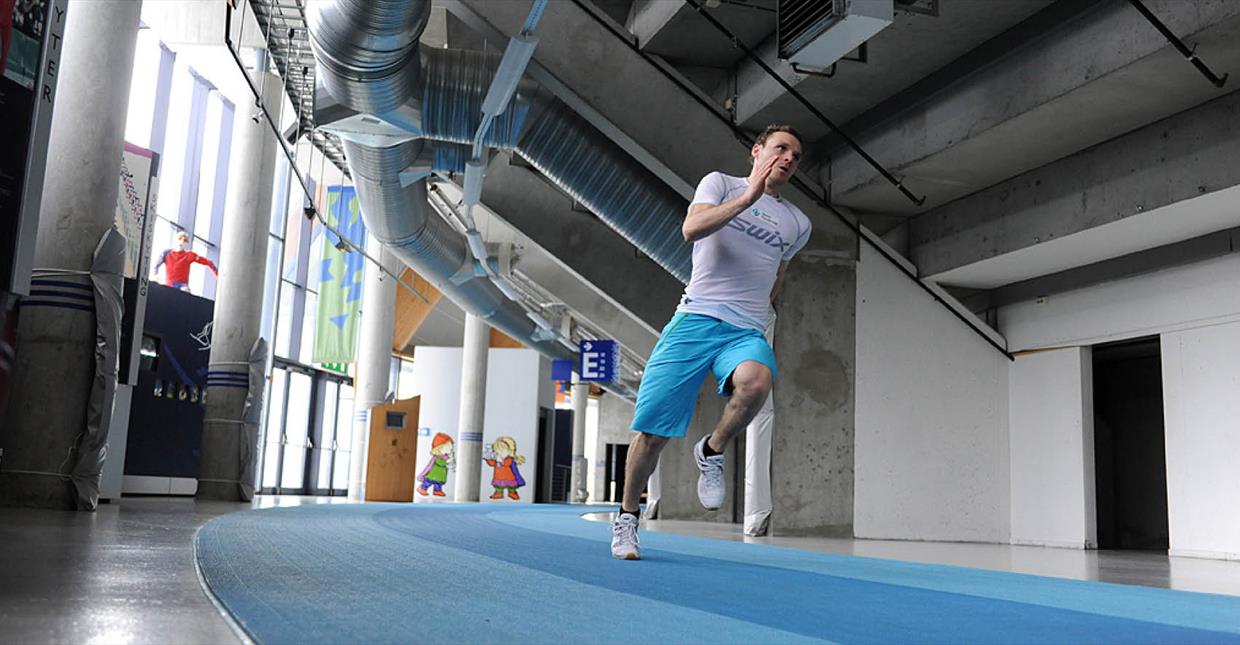 Training in Håkons Hall