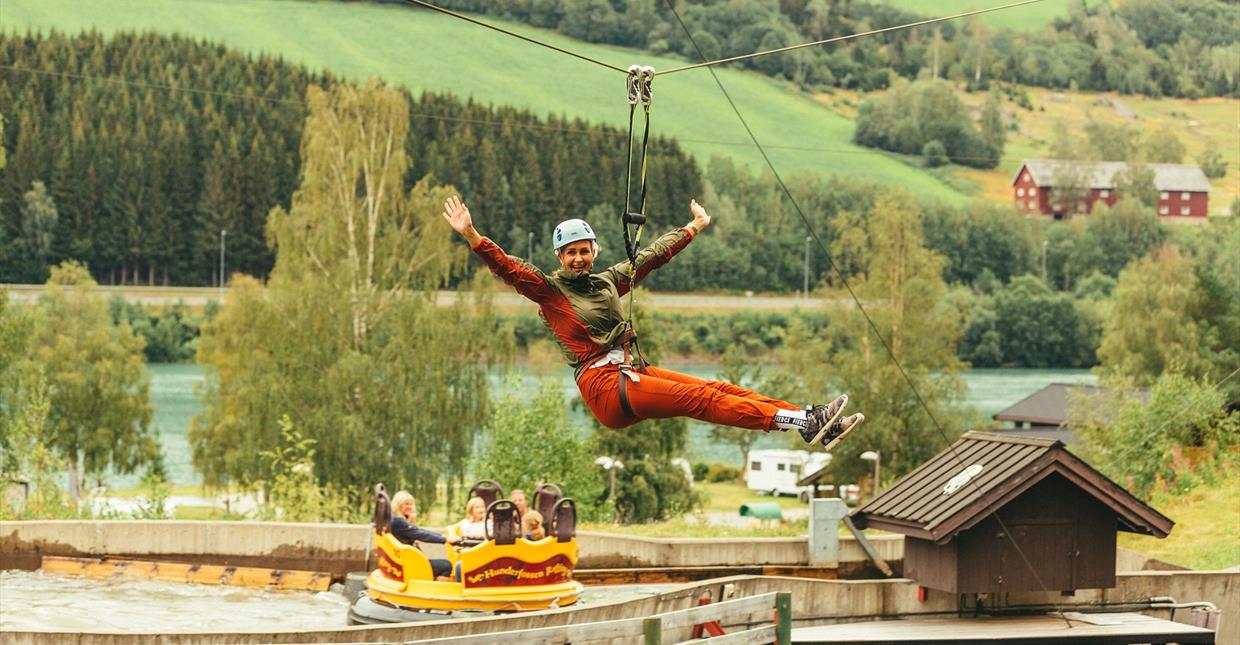 High Ropes Park in Hunderossen Adventure park