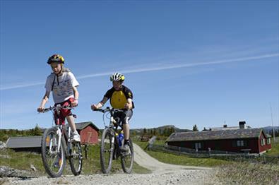 Biking at Kvitfjell