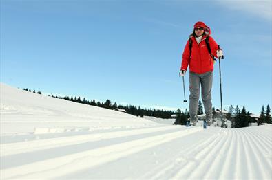 På skitur i perfekte løyper