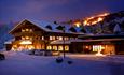 Hunderfossen Hotel & Resort in winter