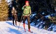2 ladies crosscountry skiing at Skeikampen