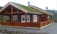 Cabin with grass on the roof, Norgesbooking