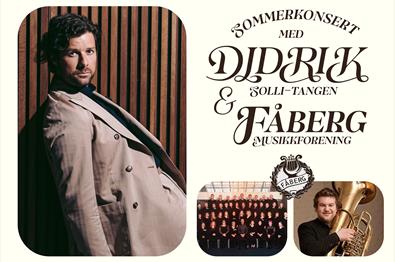 Sommerkonsert med Didrik Solli-Tangen og Fåberg Musikkforening
