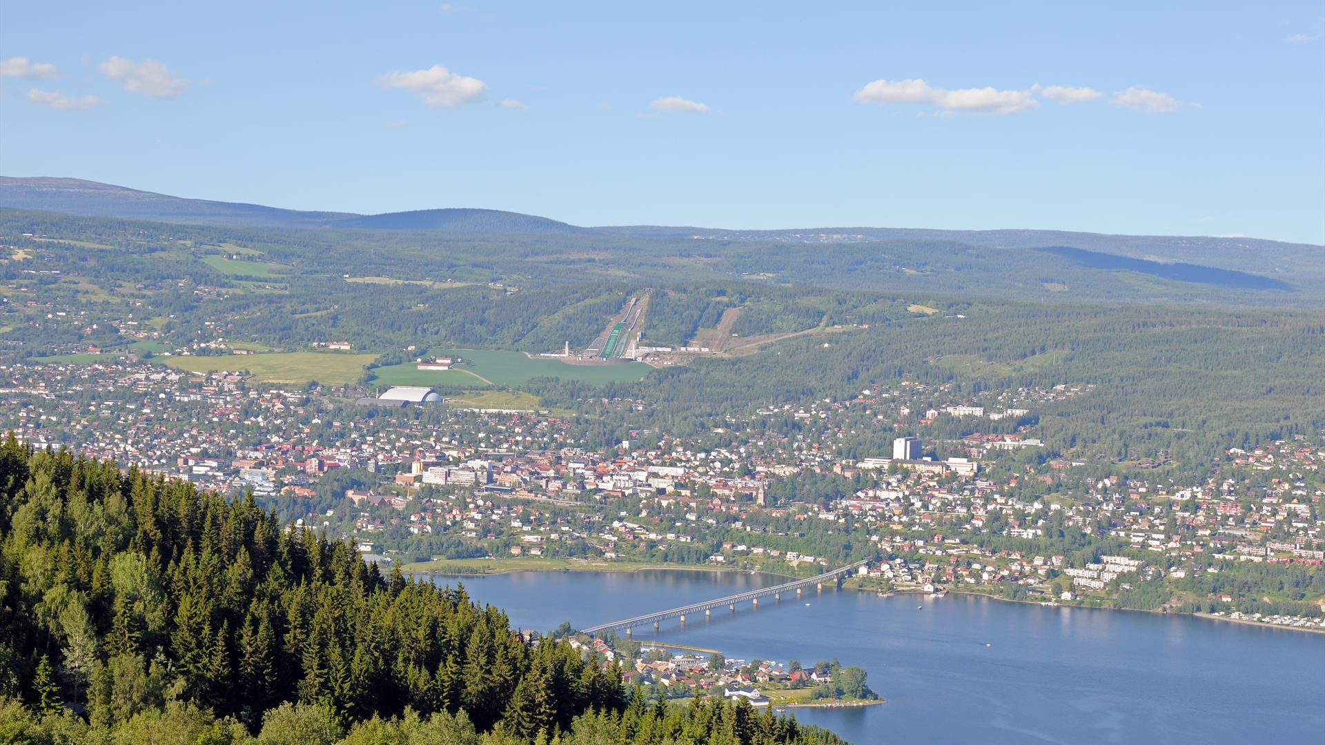 View towards Lillehammer