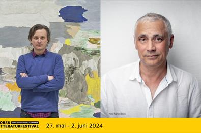 Munch-biograf Ivo de Figueiredo og den svenske kunstneren Andreas Eriksson
