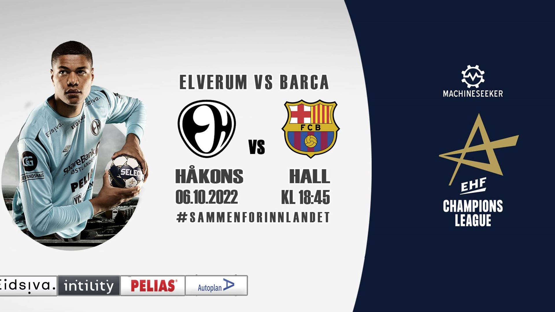 Håndballkamp Elverum-Barcelona