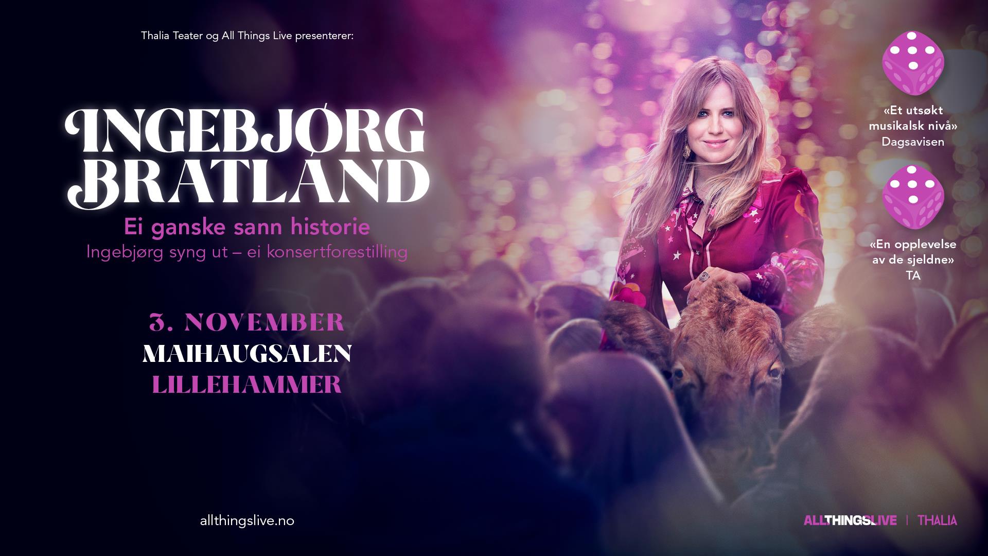 Konsert med Ingebjørg Bratland