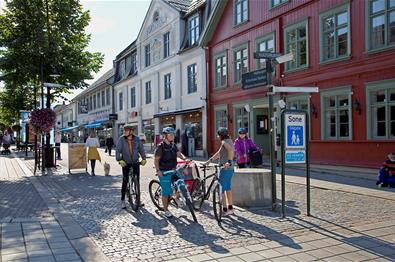 The main street in Lillehammer