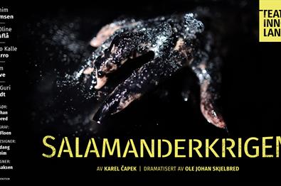 Teater Innlandet kommer til Maihaugsalen med forestillingen Salamanderkrigen av Karel Čapeks