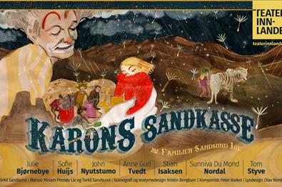 Teater Innlandet - Karons sandkasse, en forestilling for hele familien.