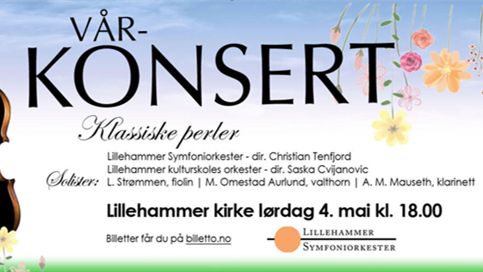 Vårkonsert med Lillehammer symfoniorkester