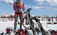 Triathlon - bytte fra sykkel til ski