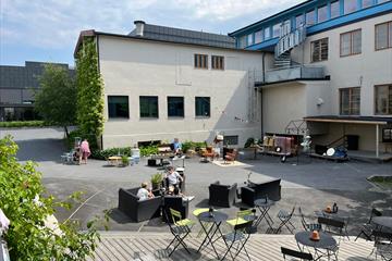 Open summer Cafe at Fabrikken