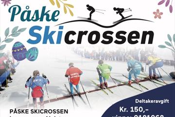 Påskeskicrossen SJUSJØEN langrennsarena for alle barn.