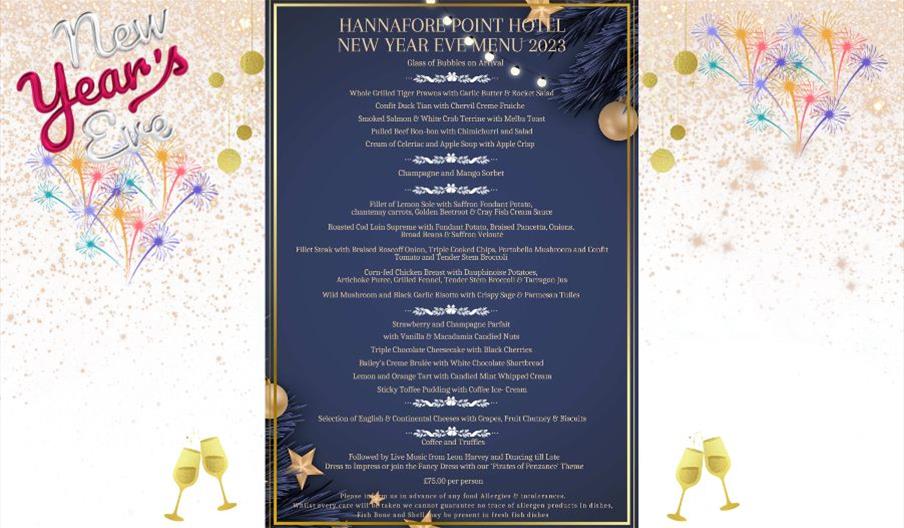 NYE poster from Hannafore