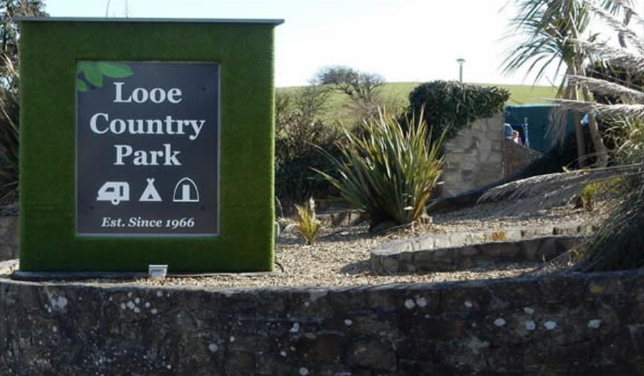 Looe Country Park - park sign