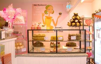 Sarah's Cake Shop - cake display