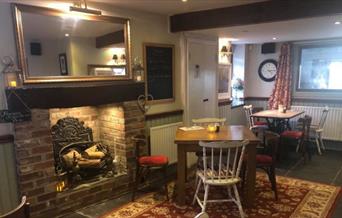 The Plough at Duloe - dining area