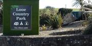 Looe Country Park - park sign