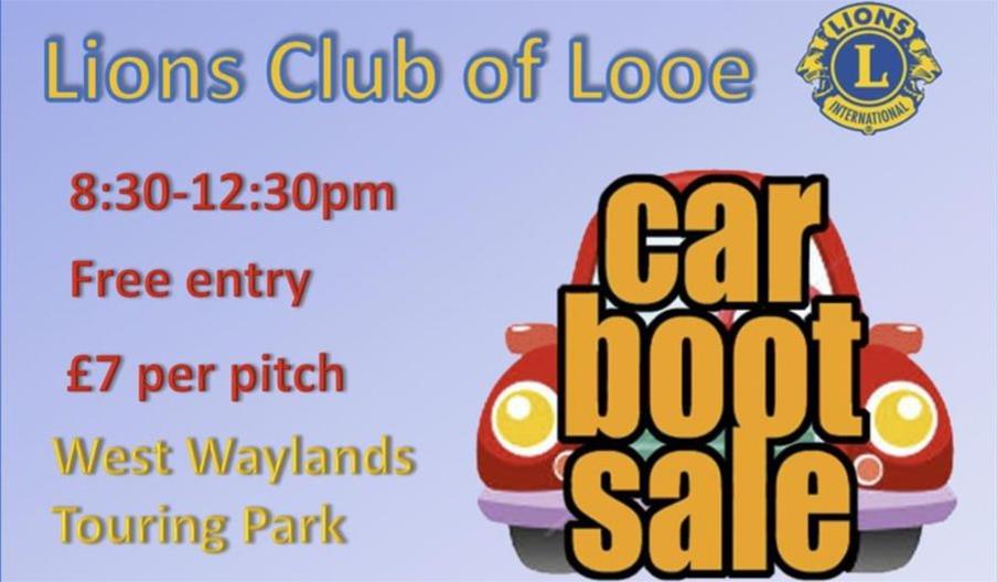 Looe Lions Charity Car Boot Sale